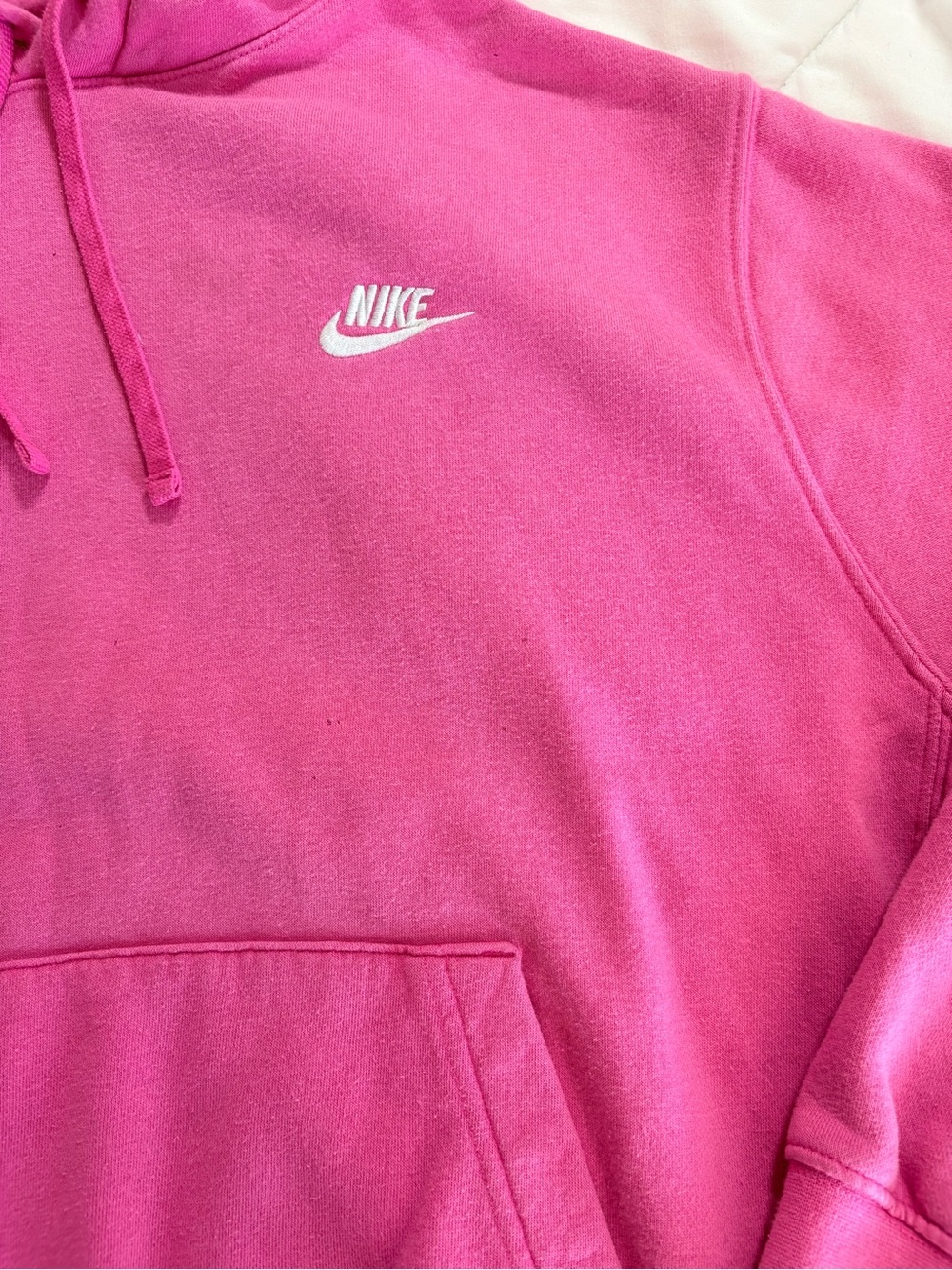 Nike Women's Hooded Sweatshirt in Pink Large - Picture 5 of 5